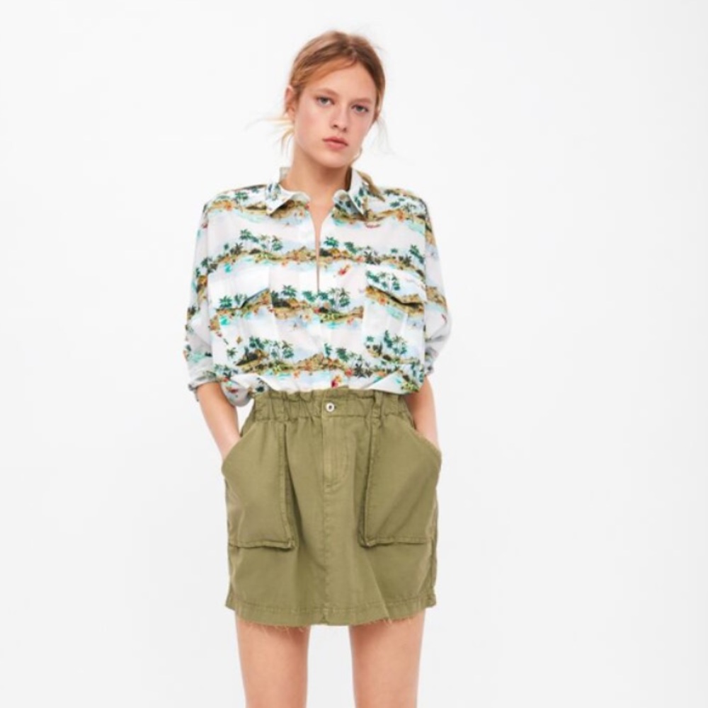 Zara Mini Skirt with Pockets